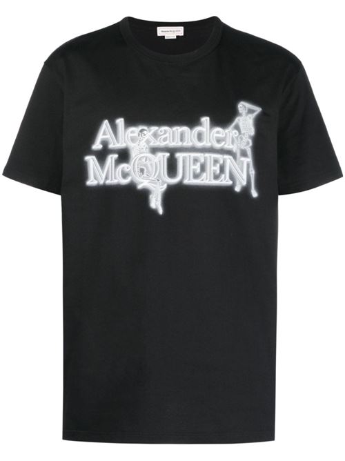 T-shirt con logo ALEXANDER MCQUEEN | 750656QVZ070901